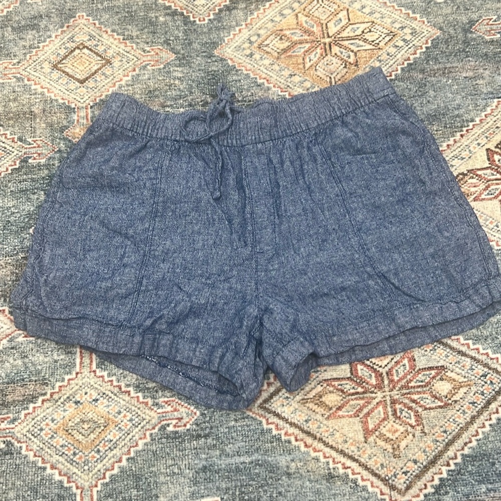 Tie waist shorts